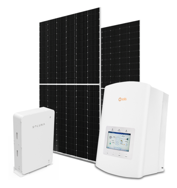 Kits Solaire JA SOLAR 445 Wc + onduleur hybride + batterie - Maison Habitat